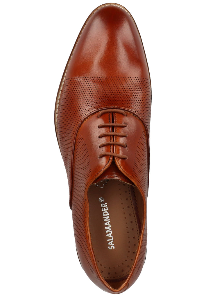 Salamander Businessschuhe Glattleder Tan - surf4shoes