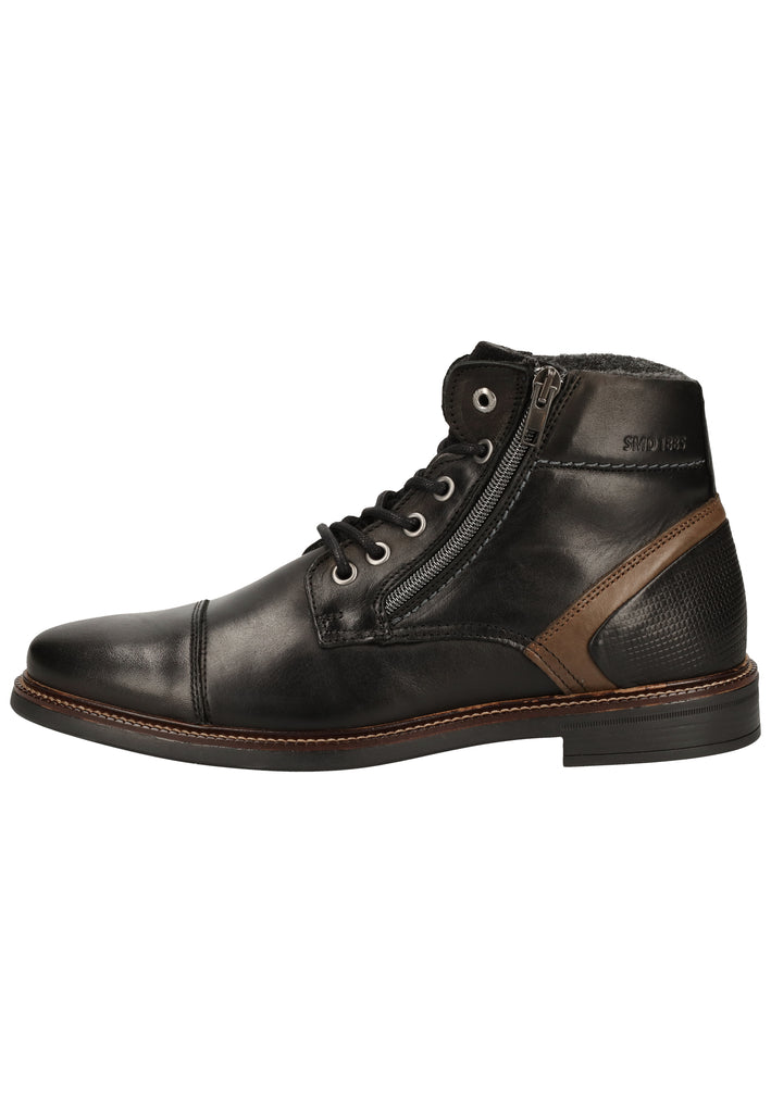 Salamander Stiefelette Leder Schwarz - surf4shoes