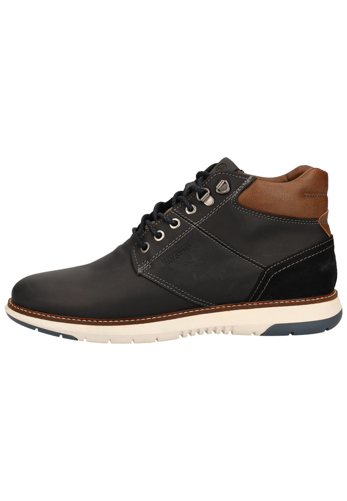 Salamander Halbschuhe Leder Navy - surf4shoes