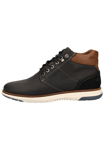 Salamander Halbschuhe Leder Navy - surf4shoes