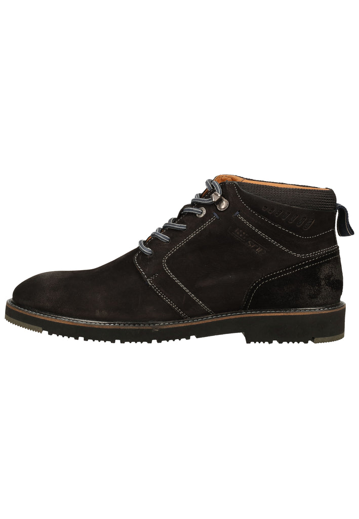 Salamander Stiefelette Nubukleder Schwarz - surf4shoes