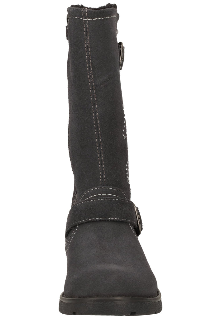 Lurchi Stiefelette Veloursleder Charcoal - surf4shoes