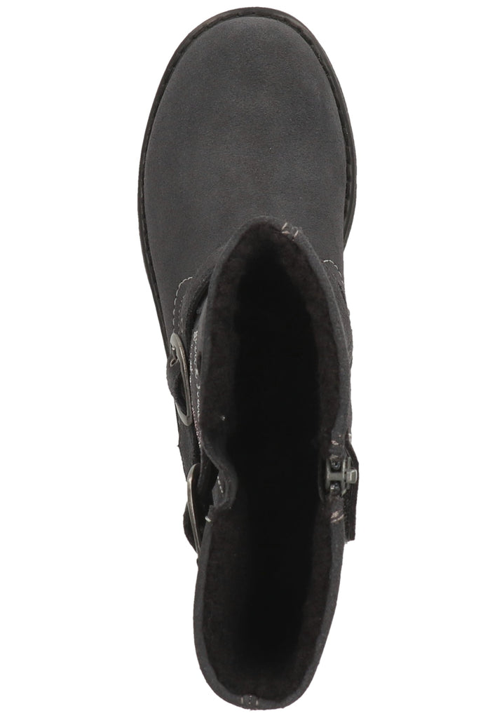 Lurchi Stiefelette Veloursleder Charcoal - surf4shoes