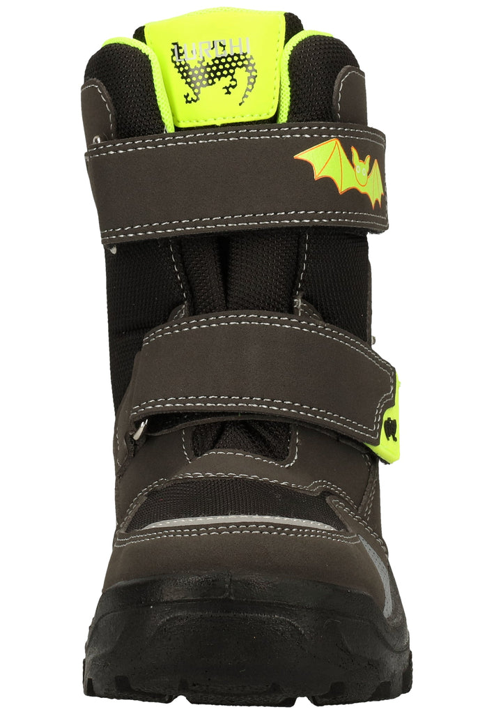 Lurchi Stiefelette Lederimitat/Textil Schwarz Warmfutter - surf4shoes