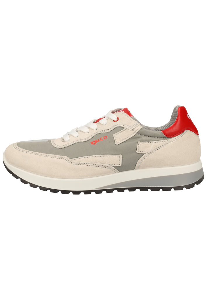 IGI&CO Sneaker Veloursleder/Textil Weiß - surf4shoes