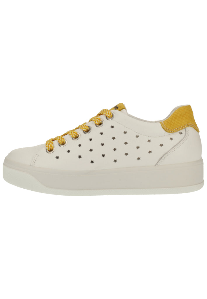 IGI&CO Sneaker Leder Weiß/Gelb - surf4shoes