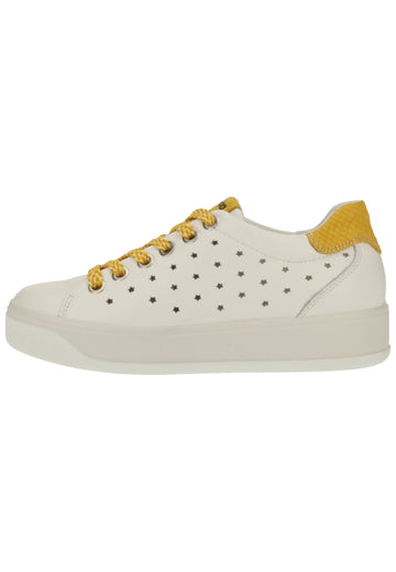 IGI&CO Sneaker Leder Weiß/Gelb - surf4shoes