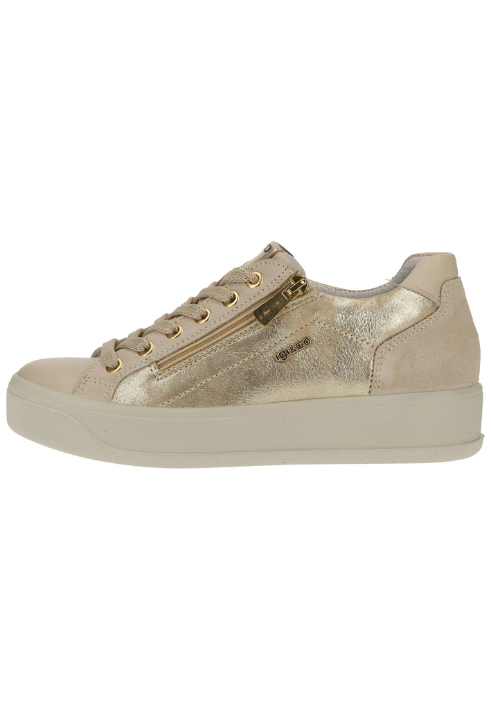 IGI&CO Sneaker Nappaleder Cream - surf4shoes