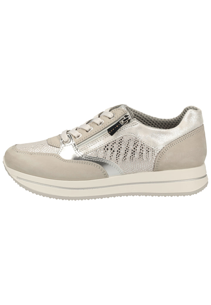 IGI&CO Sneaker Nubukleder Silber/Grau - surf4shoes