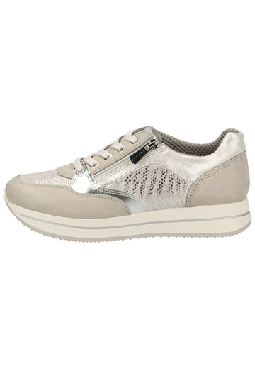 IGI&CO Sneaker Nubukleder Silber/Grau - surf4shoes