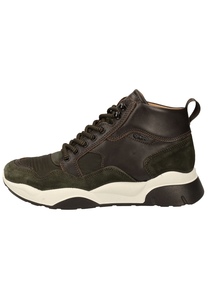 IGI&CO Sneaker Leder/Textil Schwarz - surf4shoes