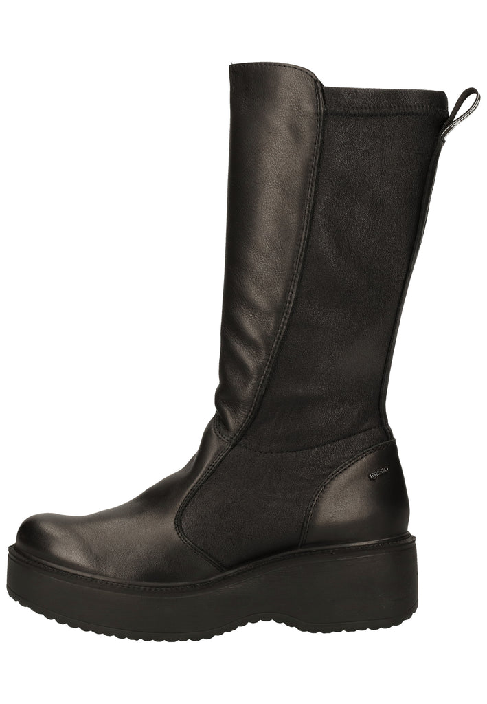 IGI&CO Stiefel Leder/Synthetik Schwarz - surf4shoes