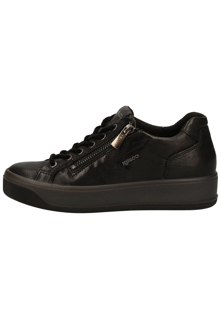 IGI&CO Sneaker Leder Schwarz - surf4shoes