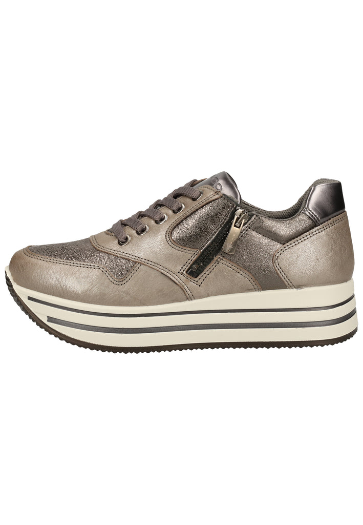 IGI&CO Sneaker Leder/Textil Grau/Silber - surf4shoes