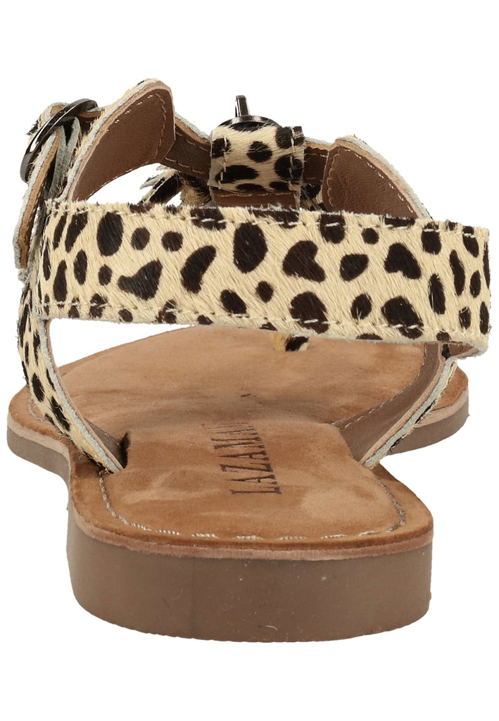 Lazamani Sandalen Leder Beige/Braun - surf4shoes
