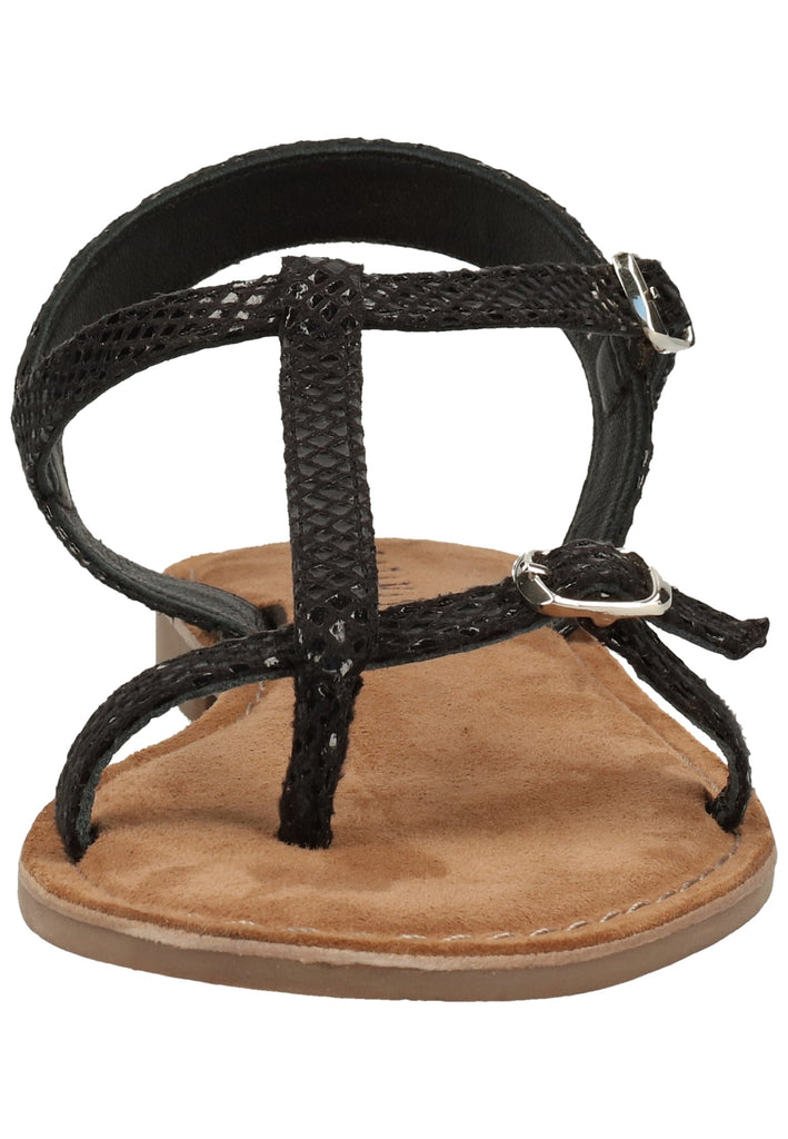 Lazamani Sandalen Leder Schwarz - surf4shoes