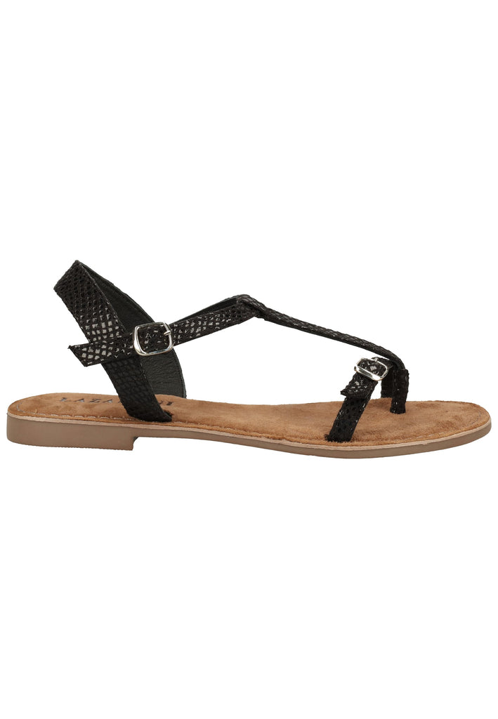 Lazamani Sandalen Leder Schwarz - surf4shoes