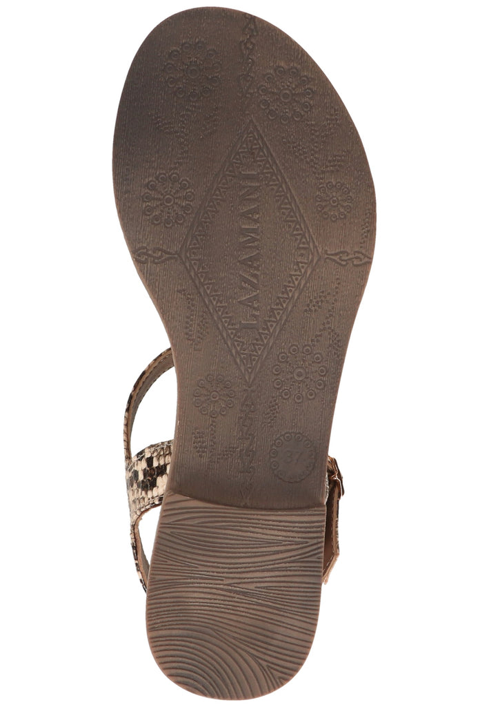 Lazamani Sandalen Leder Beige - surf4shoes