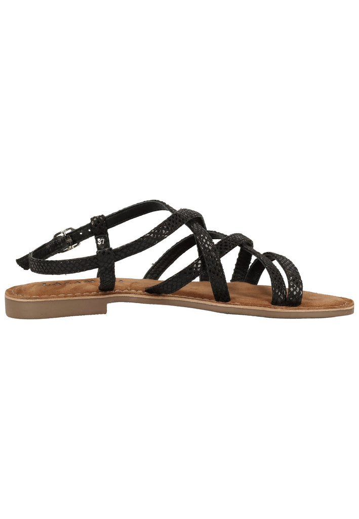 Lazamani Sandalen Leder Schwarz - surf4shoes