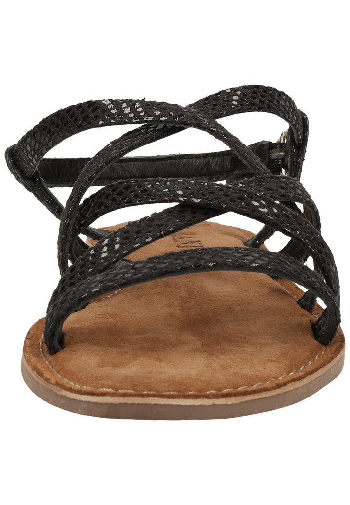 Lazamani Sandalen Leder Schwarz - surf4shoes