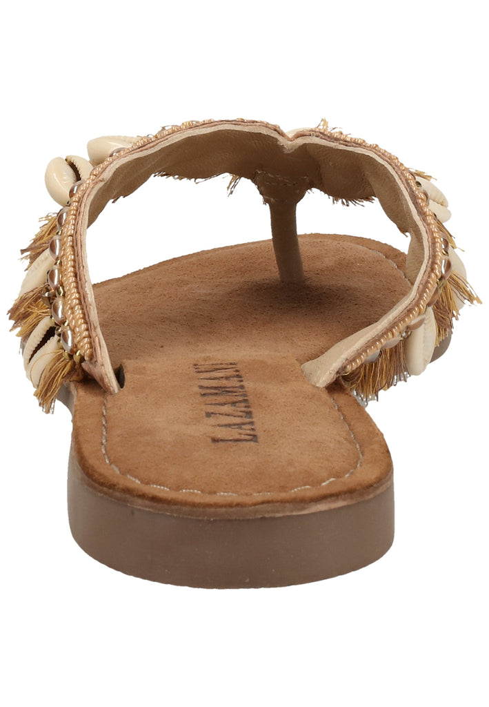 Lazamani Sandalen Textil Beige - surf4shoes
