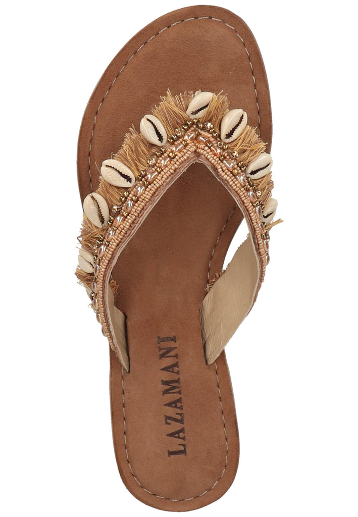 Lazamani Sandalen Textil Beige - surf4shoes