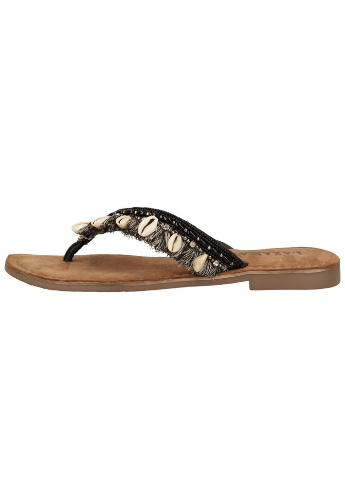 Lazamani Sandalen Textil Schwarz - surf4shoes