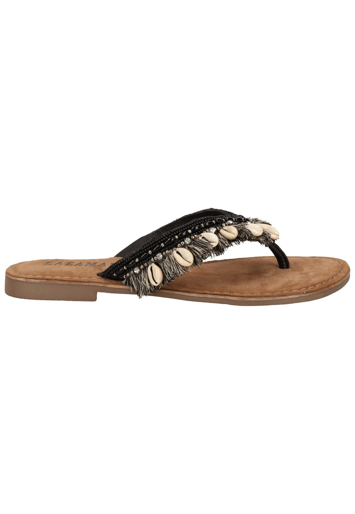 Lazamani Sandalen Textil Schwarz - surf4shoes