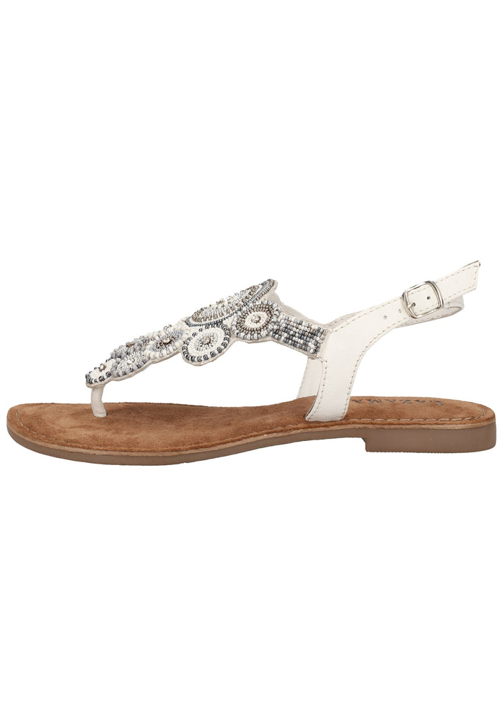Lazamani Sandalen Leder/Textil White - surf4shoes