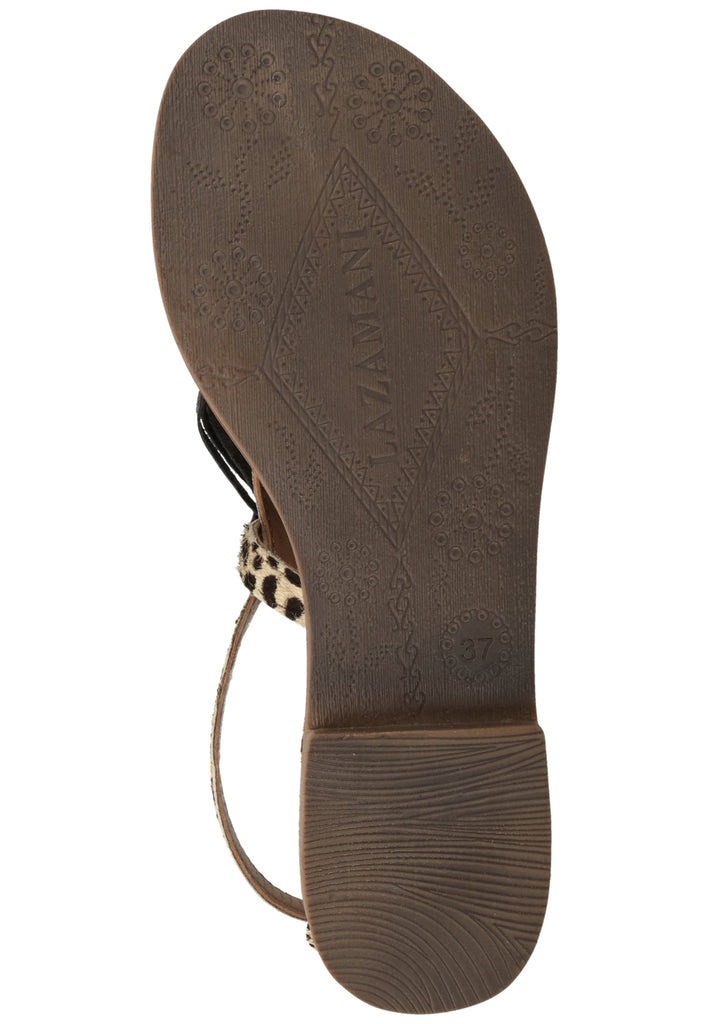 Lazamani Sandalen Leder Beige/Braun - surf4shoes