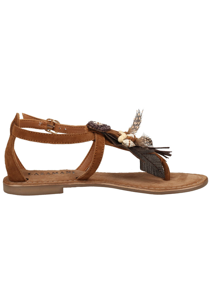 Lazamani Sandalen Leder Tan - surf4shoes