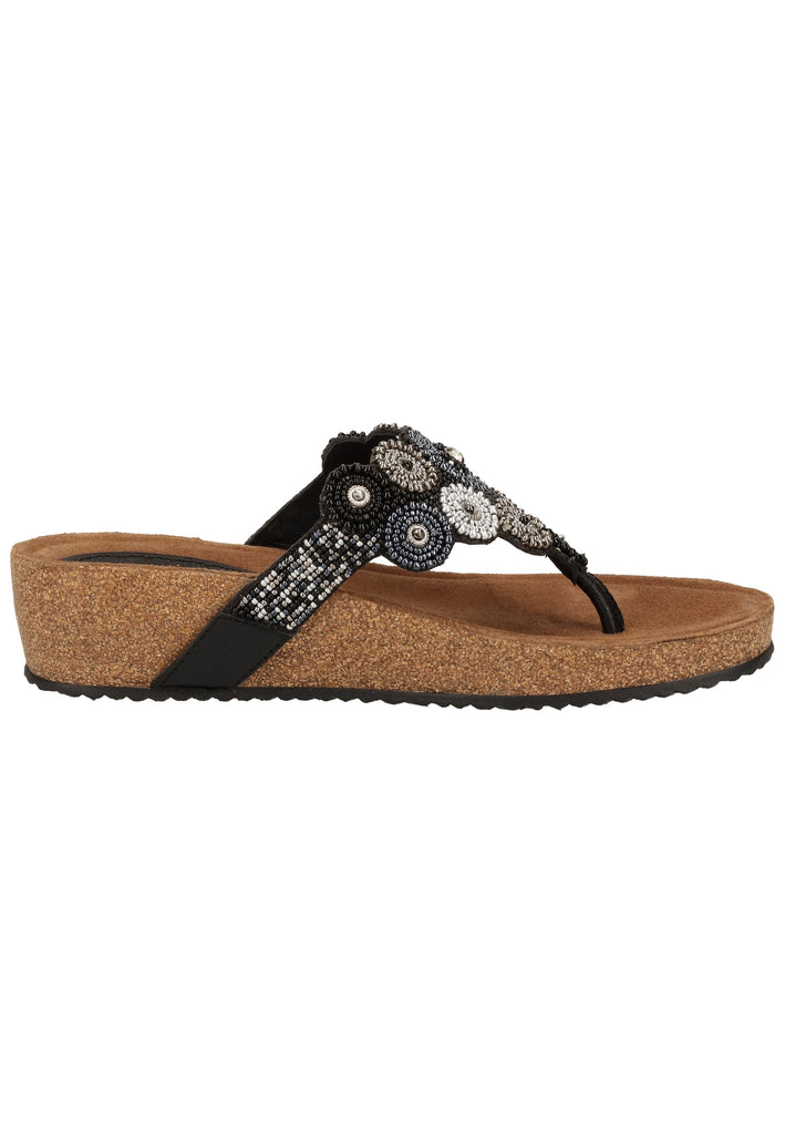 Lazamani Sandalen Leder Schwarz - surf4shoes