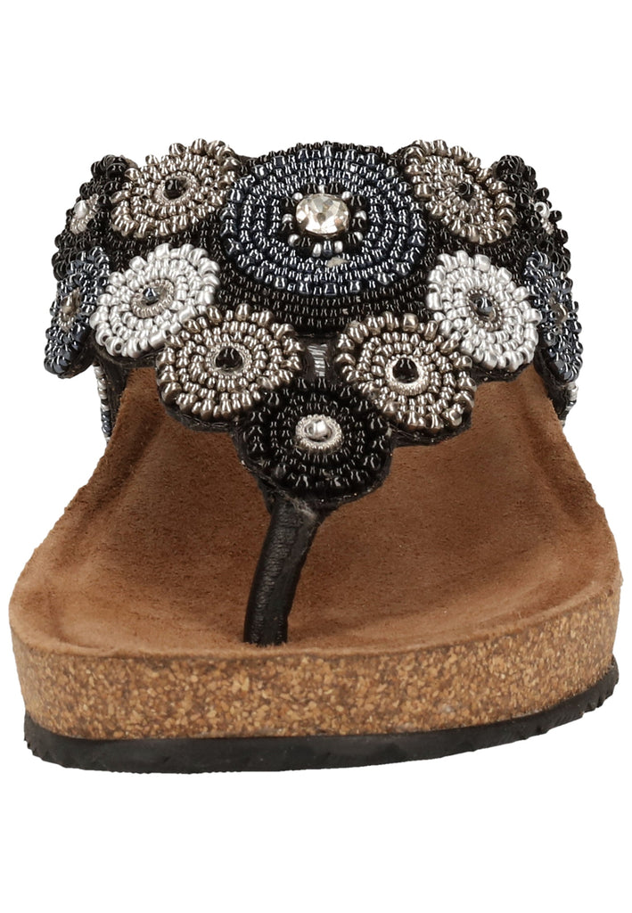 Lazamani Sandalen Leder Schwarz - surf4shoes