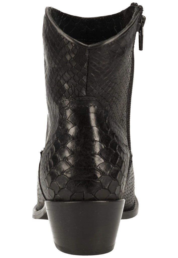 Lazamani Stiefelette Leder Schwarz - surf4shoes