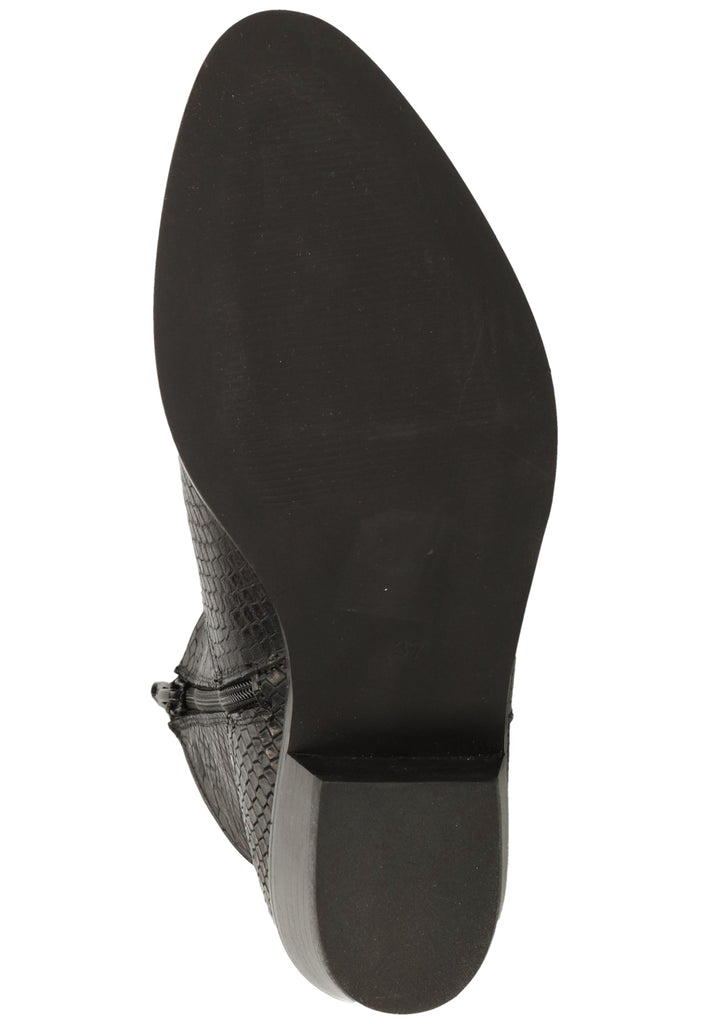 Lazamani Stiefelette Leder Schwarz - surf4shoes