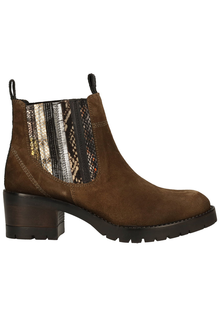 Lazamani Stiefelette Veloursleder Khaki - surf4shoes