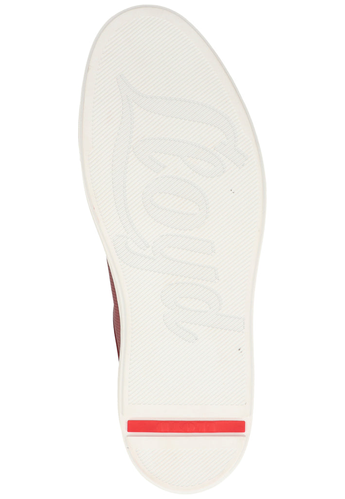 Lloyd Sneaker Leder Red - surf4shoes