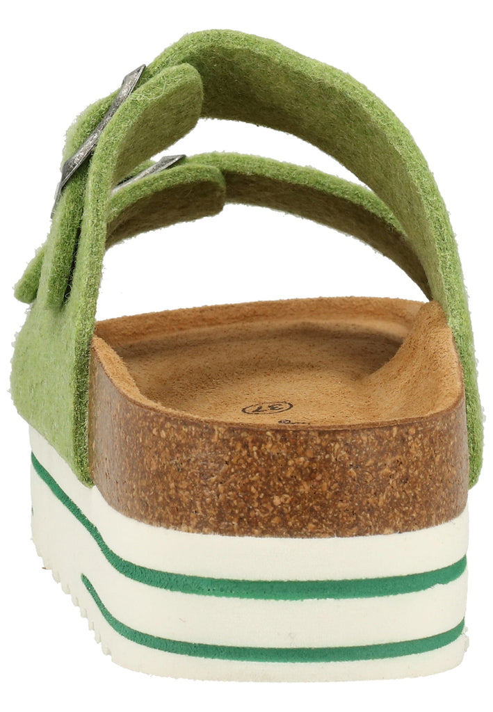 Shepherd Hausschuhe Wolle Lime - surf4shoes