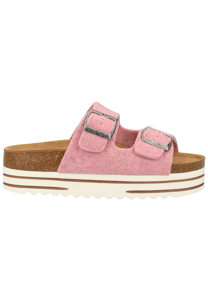 Shepherd Hausschuhe Wolle Pink - surf4shoes