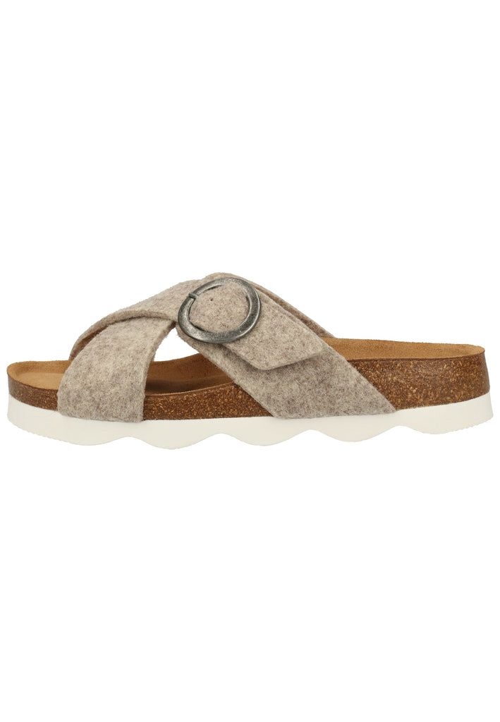 Shepherd Hausschuhe Wolle Beige - surf4shoes