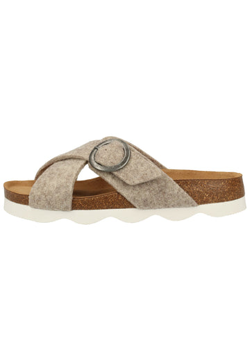 Shepherd Hausschuhe Wolle Beige - surf4shoes