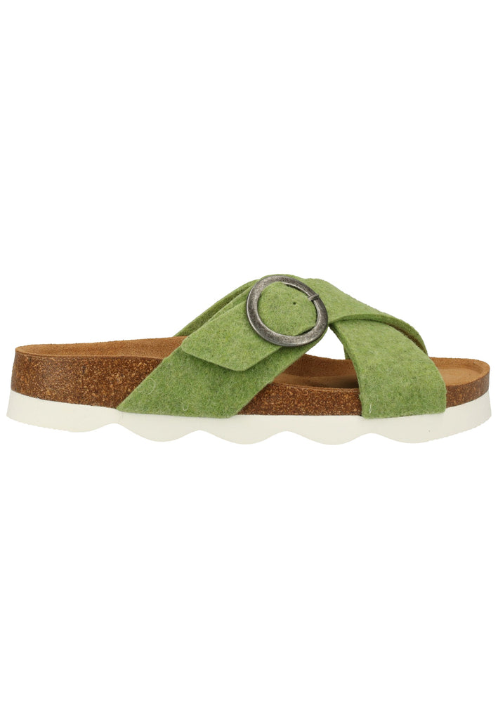 Shepherd Hausschuhe Wolle Lime - surf4shoes