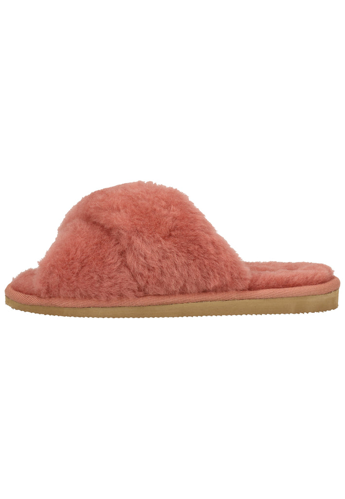 Shepherd Hausschuhe Leder Rot - surf4shoes