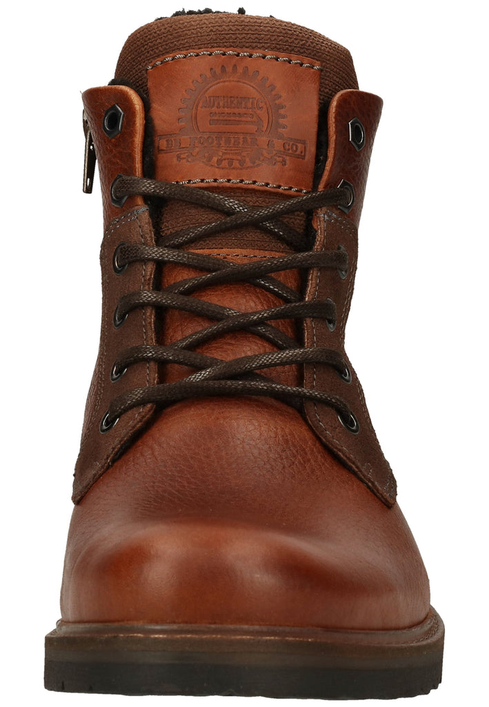 Bullboxer Stiefelette Leder/Textil Braun Warmfutter - surf4shoes