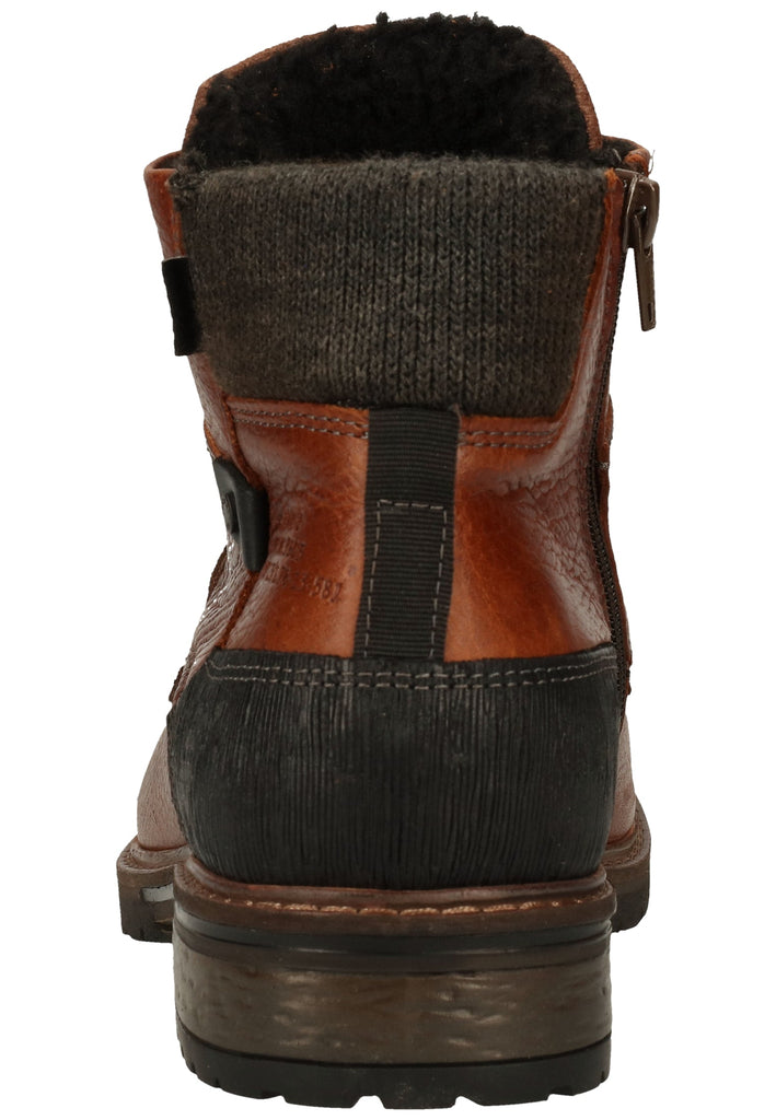 Bullboxer Stiefelette Leder/Textil Braun Warmfutter - surf4shoes