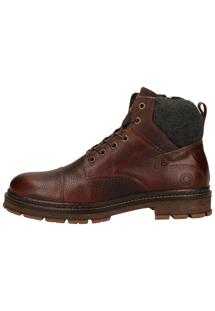 Bullboxer Stiefelette Leder/Textil Brown - surf4shoes