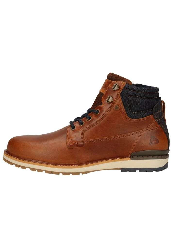 Bullboxer Stiefelette Leder/Textil Cognac Warmfutter - surf4shoes