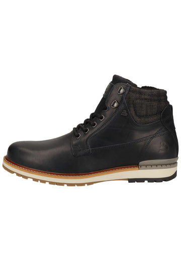 Bullboxer Stiefelette Leder/Textil Navy Warmfutter - surf4shoes