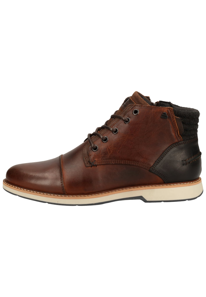 Bullboxer Stiefelette Leder/Textil Braun - surf4shoes