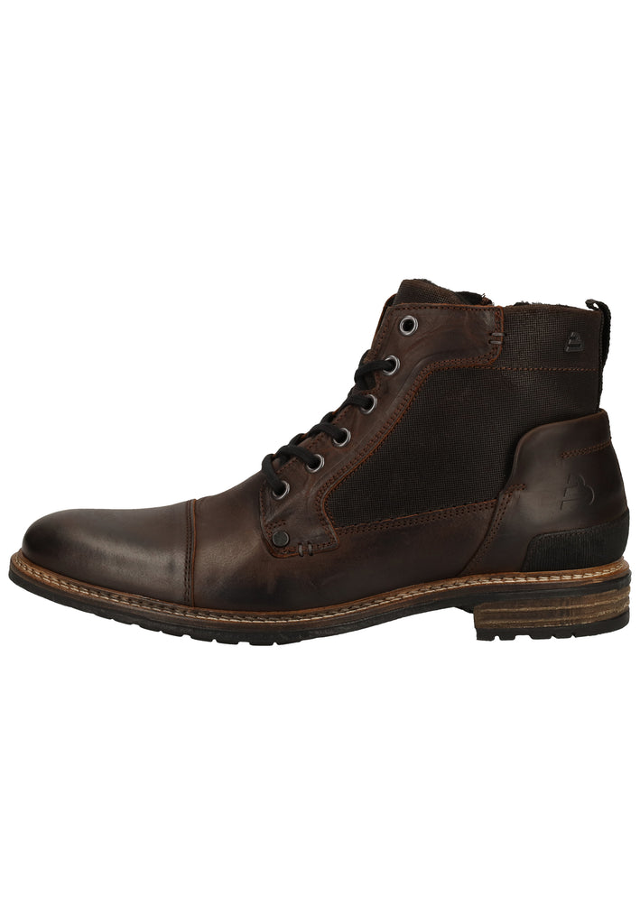 Bullboxer Stiefelette Leder/Textil Brown Warmfutter - surf4shoes